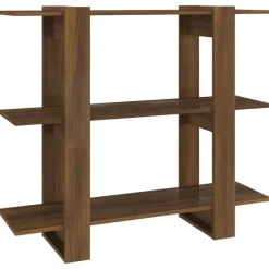 vidaXL Estantería/divisor de espacios roble marrón 100x30x87 cm Marrón roble Best