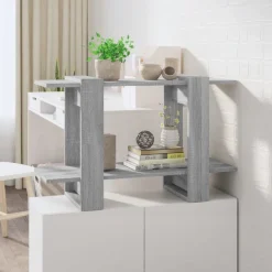 vidaXL Estantería/divisor de espacios 80x30x51 cm Gris sonoma Best