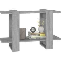 vidaXL Estantería/divisor de espacios 80x30x51 cm Gris sonoma Best