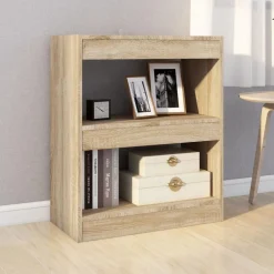 vidaXL Estantería/divisor de espacios color 60x30x72 cm Roble Sonoma Outlet
