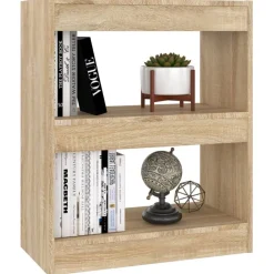 vidaXL Estantería/divisor de espacios color 60x30x72 cm Roble Sonoma Outlet