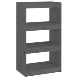 vidaXL Estanterías-Estantería/divisor de espacios madera pino 60x30x103,5cm