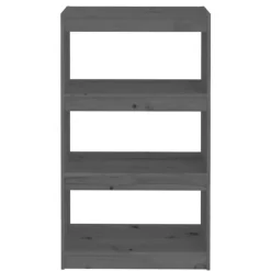 vidaXL Estanterías-Estantería/divisor de espacios madera pino 60x30x103,5cm