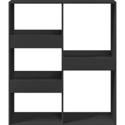 vidaXL Estantería/divisor de espacios 100x33x115 cm Negro Clearance