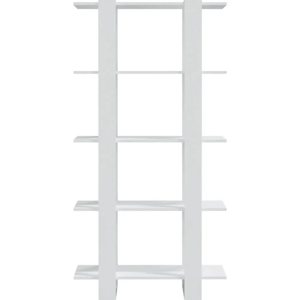 vidaXL Estanterías-Estantería/divisor de espacio madera contrachapada 80x30x160 cm