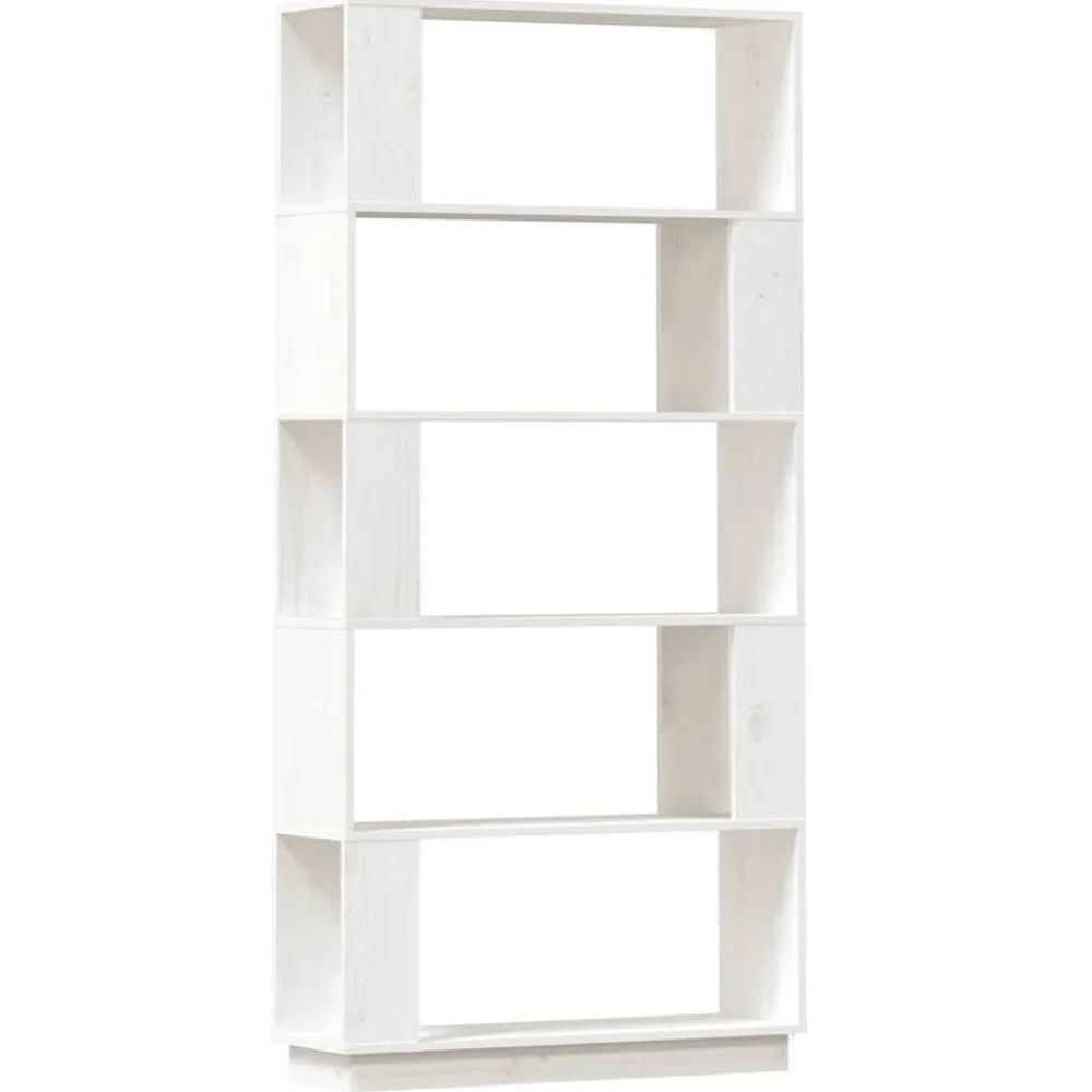 vidaXL Estanterías-Estantería/divisor de espacios madera pino 80x25x163,5cm