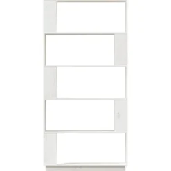 vidaXL Estanterías-Estantería/divisor de espacios madera pino 80x25x163,5cm