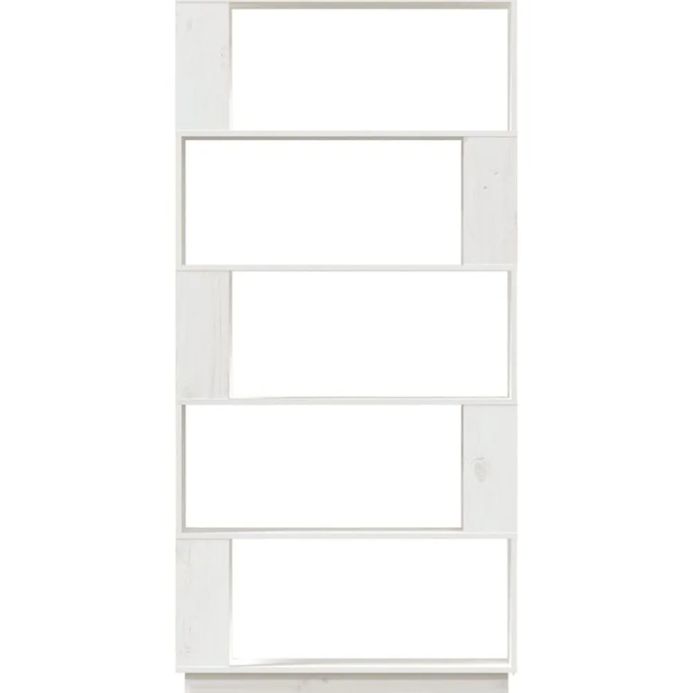 vidaXL Estanterías-Estantería/divisor de espacios madera pino 80x25x163,5cm