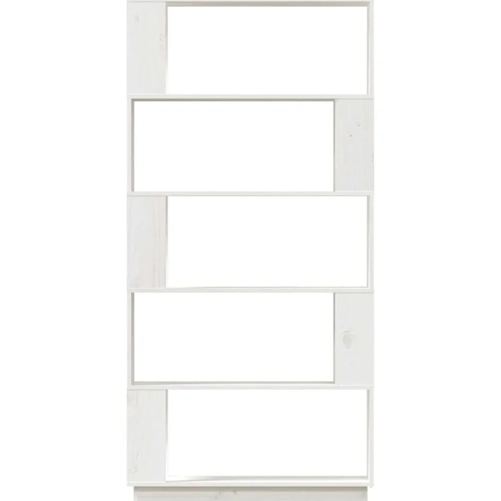 vidaXL Estanterías-Estantería/divisor de espacios madera pino 80x25x163,5cm