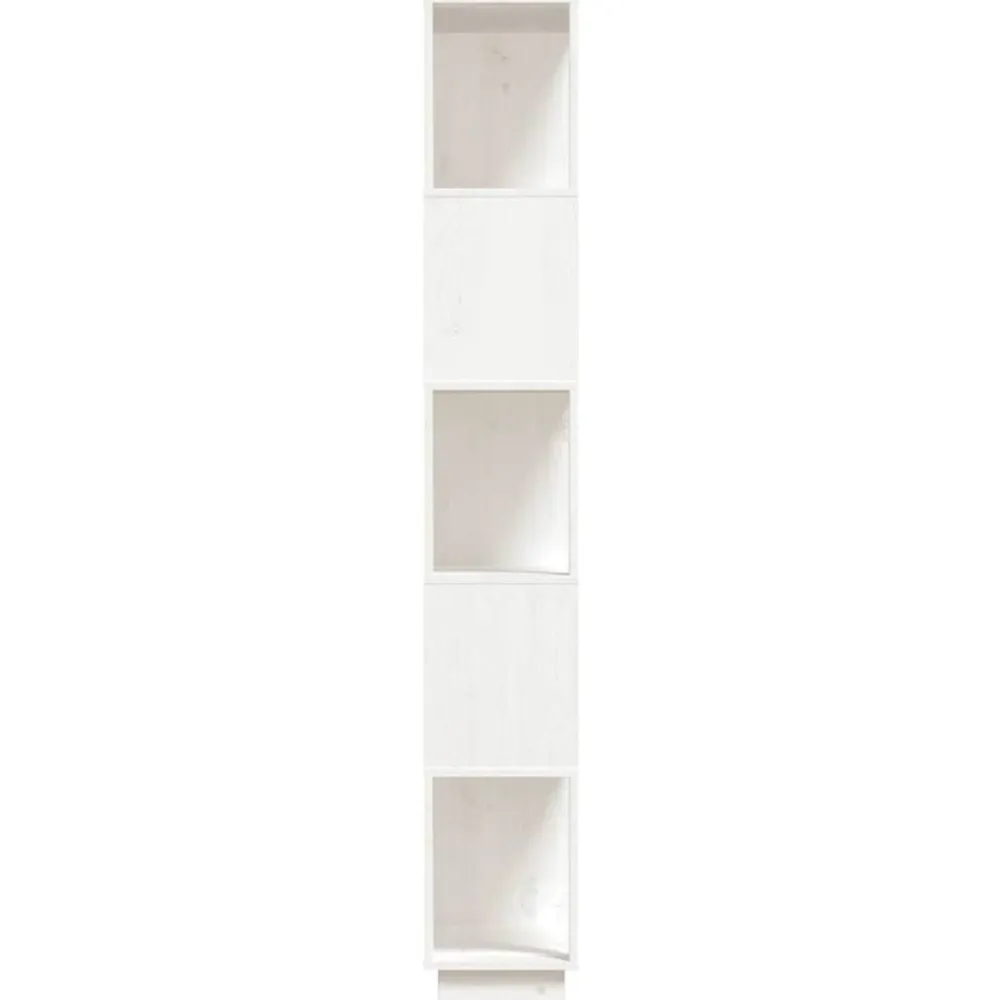 vidaXL Estanterías-Estantería/divisor de espacios madera pino 80x25x163,5cm