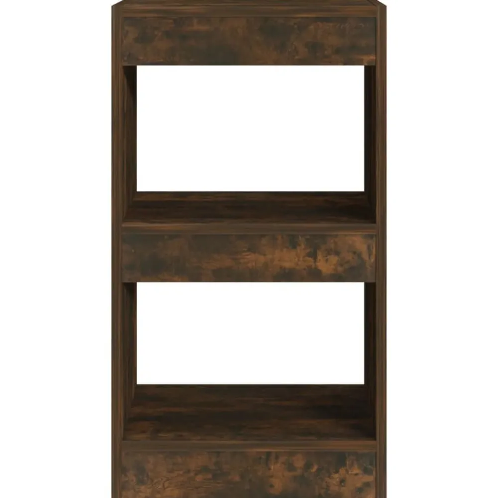 vidaXL Estantería/divisor de espacios color 40x30x72 cm Roble ahumado Sale