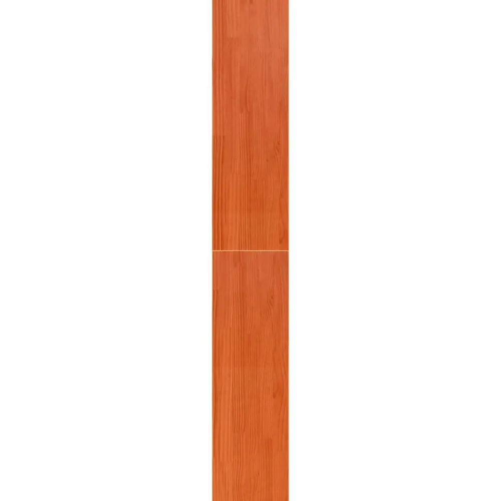 vidaXL Estantería/divisor espacios madera maciza pino 100x30x199,5 cm Marrón