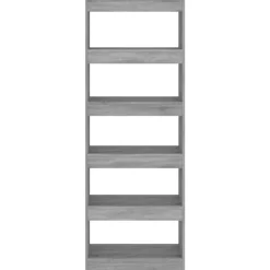 vidaXL Estantería/divisor madera ingeniería 60x30x166 cm Gris sonoma Outlet