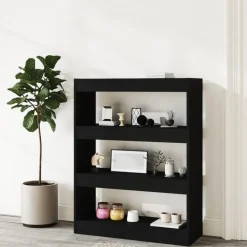 vidaXL Estanterías-Estantería/divisor madera contrachapada 80x30x103 cm