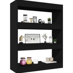 vidaXL Estanterías-Estantería/divisor madera contrachapada 80x30x103 cm