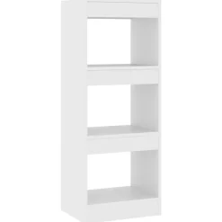 vidaXL Estanterías-Estantería/divisor madera de ingeniería 40x30x103 cm