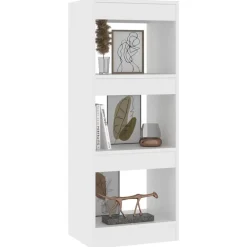 vidaXL Estanterías-Estantería/divisor madera de ingeniería 40x30x103 cm