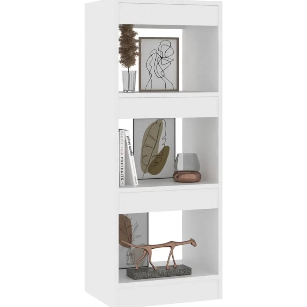vidaXL Estanterías-Estantería/divisor madera de ingeniería 40x30x103 cm