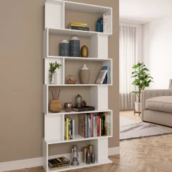 vidaXL Estanterías-Estantería/divisor madera contrachapada 80x24x192cm