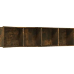 vidaXL Estantería/mueble de TV madera 143x30x36 cm Roble ahumado Best
