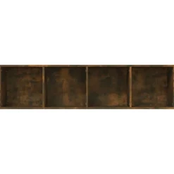 vidaXL Estantería/mueble de TV madera 143x30x36 cm Roble ahumado Best