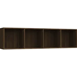 vidaXL Estanterías-Estantería/mueble de TV madera roble marrón 143x30x36 cm