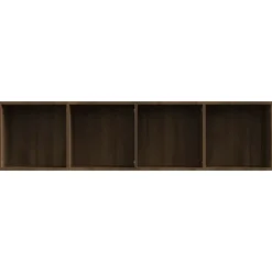 vidaXL Estanterías-Estantería/mueble de TV madera roble marrón 143x30x36 cm