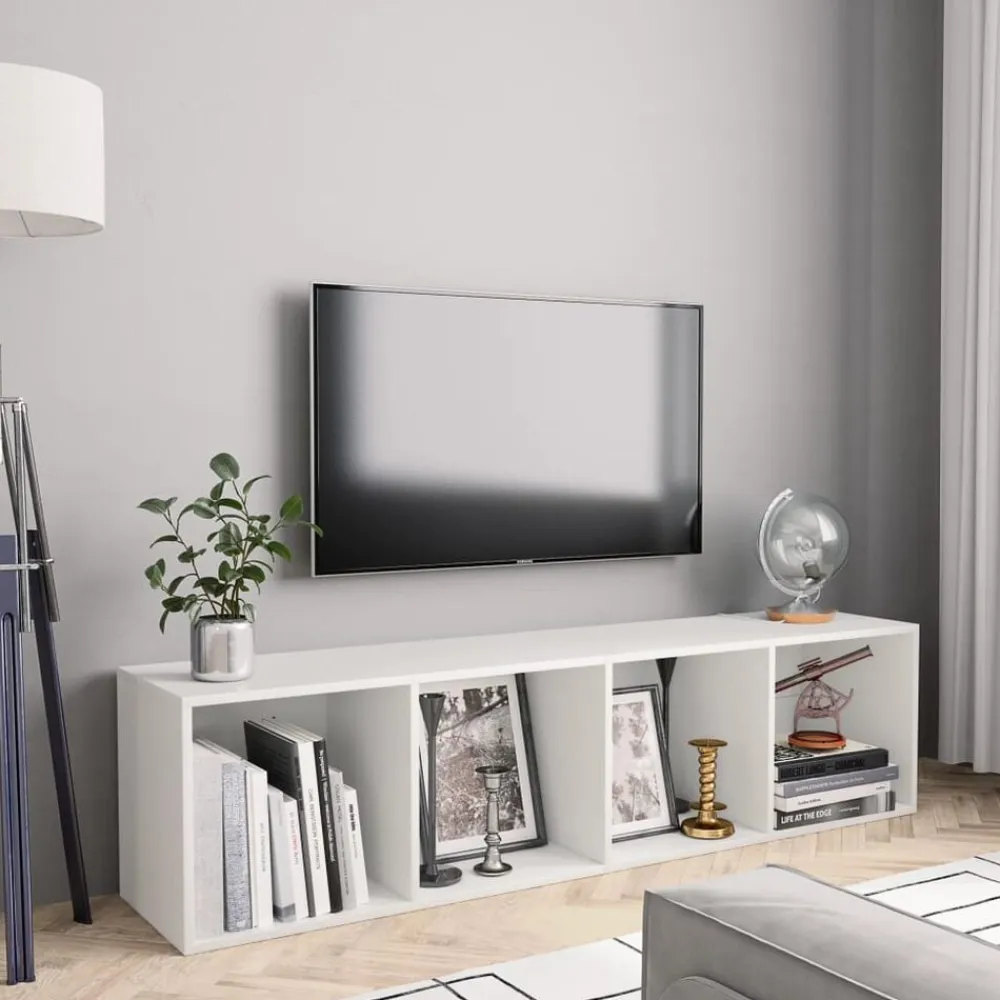 vidaXL Estanterías-Estantería/mueble para TV 143x30x36 cm