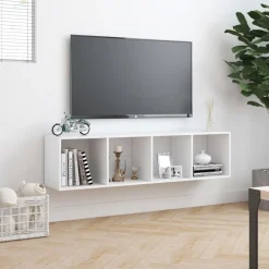 vidaXL Estanterías-Estantería/mueble para TV 143x30x36 cm