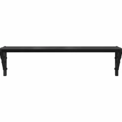 vidaXL Estanterías de pared 2 pcs 60 x 15 x 15,5 cm Roble negro Sale