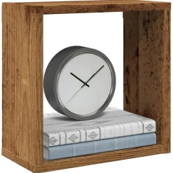 vidaXL Estanterías-Estantes cubo de pared 2 uds 30x15x30 cm