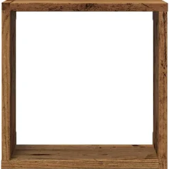 vidaXL Estanterías-Estantes cubo de pared 2 uds 30x15x30 cm