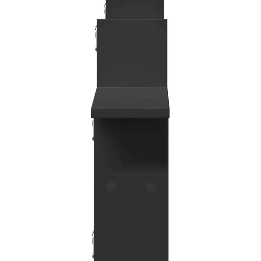 vidaXL Estanterías-Estantes de pared 2 uds madera ingeniería 38x12x38 cm