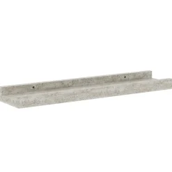 vidaXL Estantes de pared 2 unidades gris hormigón 40x9x3 cm Gris hormig&oacute;n Online