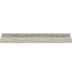 vidaXL Estantes de pared 2 unidades gris hormigón 40x9x3 cm Gris hormig&oacute;n Online