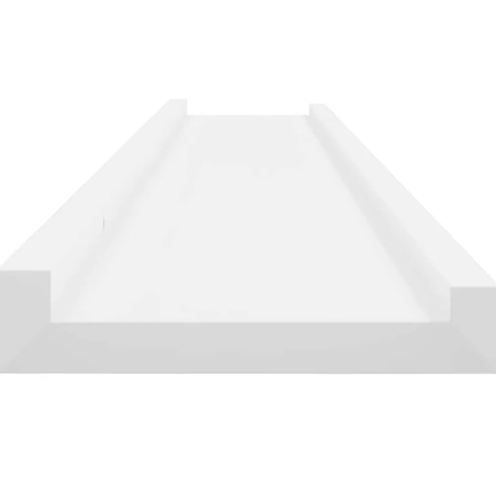vidaXL Estantes de pared 2 unidades 100x9x3 cm Blanco Discount