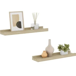 vidaXL Estanterías-Estantes de pared 2 unidades 40x9x3 cm