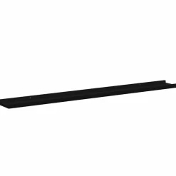 vidaXL Estantes de pared 2 unidades 100x9x3 cm Negro Clearance