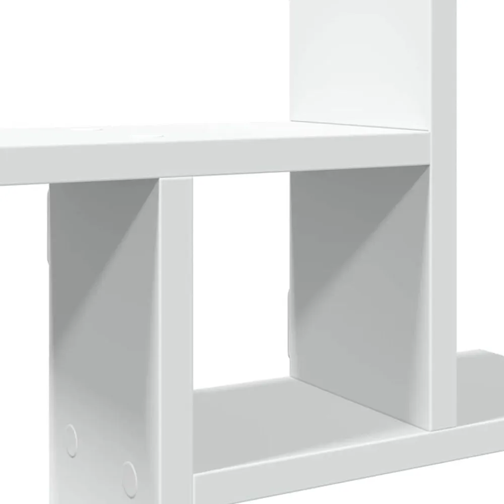 vidaXL Estantes de pared 2 uds madera contrachapada 38x12x38 cm Blanco Hot