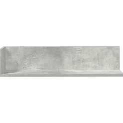 vidaXL Estantes de pared 2 uds madera gris hormigón 75x16,5x16,5 cm Gris hormigón Online