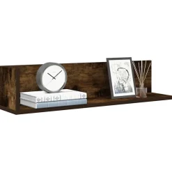 vidaXL Estanterías-Estantes de pared 2 uds madera 75x16,5x16,5 cm