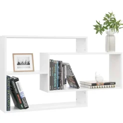 vidaXL Estanterías-Estantes de pared de madera contrachapada 104x20x58,5 cm
