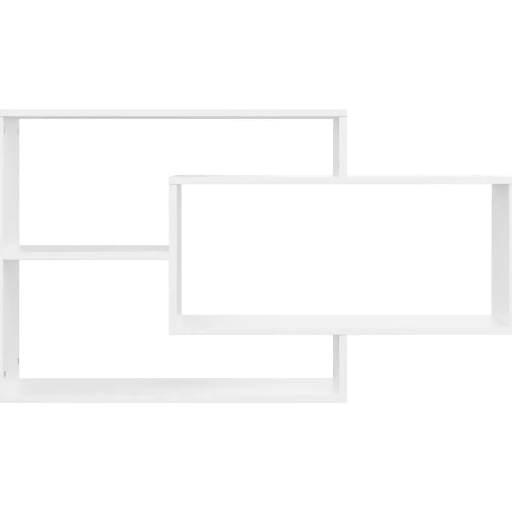 vidaXL Estanterías-Estantes de pared de madera contrachapada 104x20x58,5 cm
