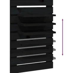 vidaXL Estanterías-Estantes mesitas de pared 2 uds madera maciza de pino