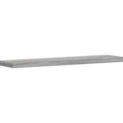 vidaXL Estantes pared 2 uds madera ingeniería 40x10x1,5 cm Gris sonoma Clearance