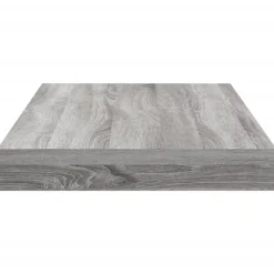 vidaXL Estantes pared 2 uds madera ingeniería 40x10x1,5 cm Gris sonoma Clearance