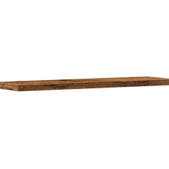 vidaXL Estantes pared 4 uds madera ingeniería envejecida 40x10x1,5 cm Madera antigua Discount