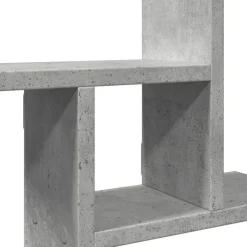 vidaXL Estanterías-Estantes pared 2 uds madera ingeniería gris hormigón 38x12x38cm