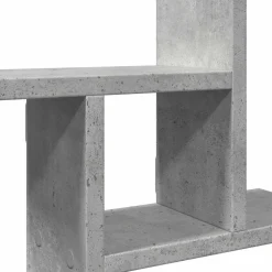 vidaXL Estanterías-Estantes pared 2 uds madera ingeniería gris hormigón 38x12x38cm