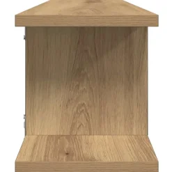 vidaXL Estantes pared 2uds madera ingeniería roble artisian 75x18x20cm Roble artisan Hot